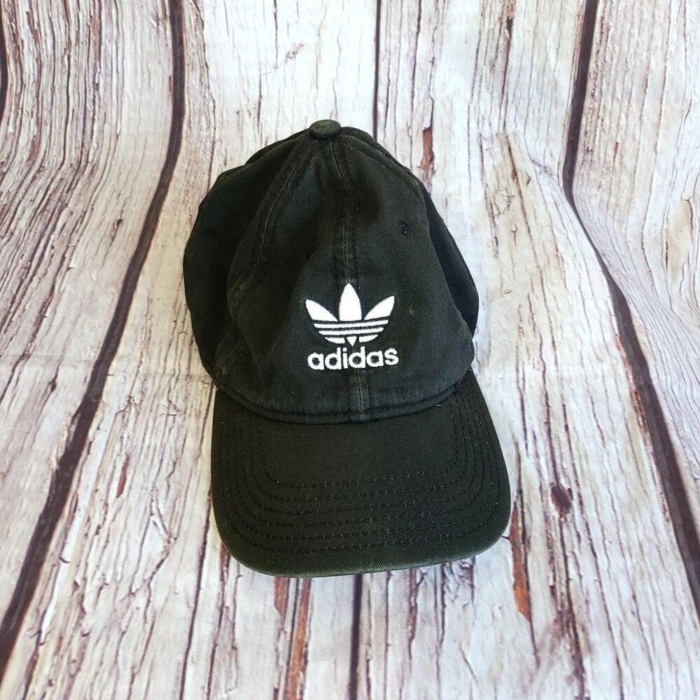 Adidas Originals Cotton Hat Black Trefoil